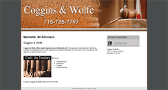 Desktop Screenshot of cogginsandwolfe.com